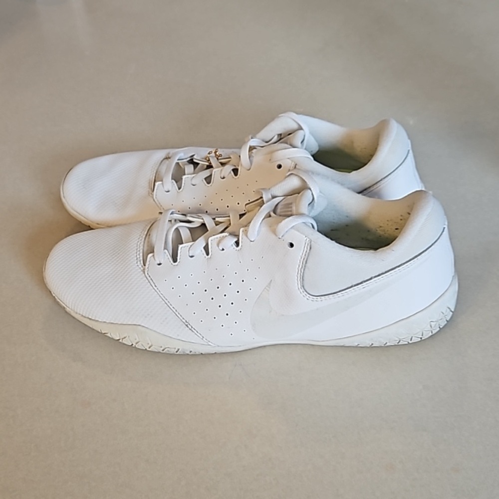 Nike white cheerleading shoes